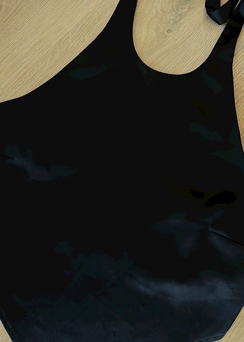 Siyah Halter Yaka bluz - Görsel 2