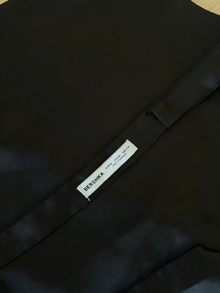 Siyah Halter Yaka bluz - Görsel 3