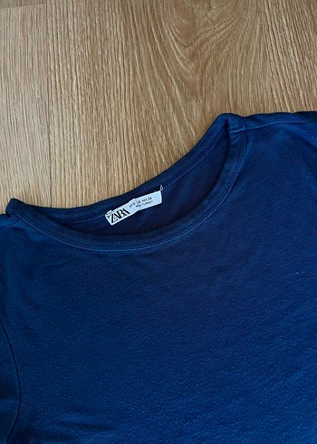 Koyu Mavi Kısa Kollu Tişört - Görsel 2