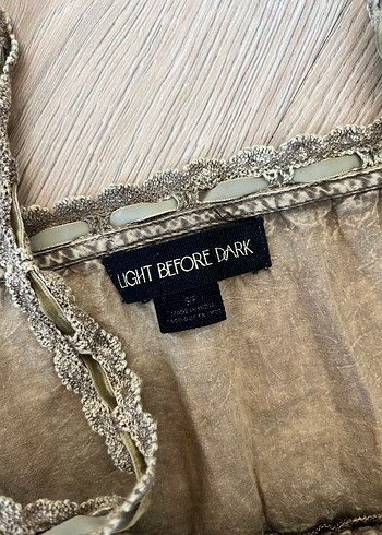 Nakışlı Dantel Detaylı Keten Bustiyer - Görsel 4