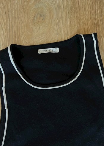 Siyah Kadın Atlet, Kolsuz, Basic - Görsel 2