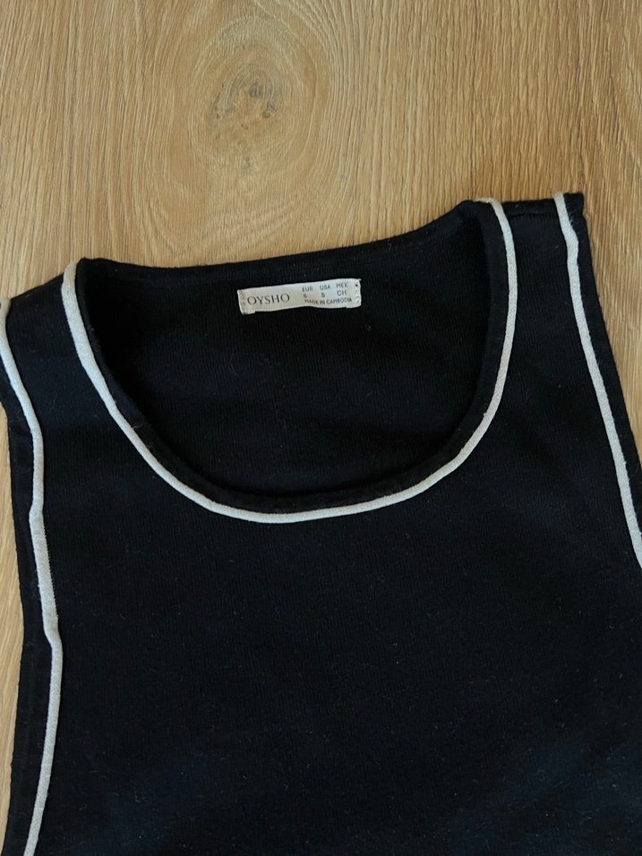 Siyah Kadın Atlet, Kolsuz, Basic - Görsel 2