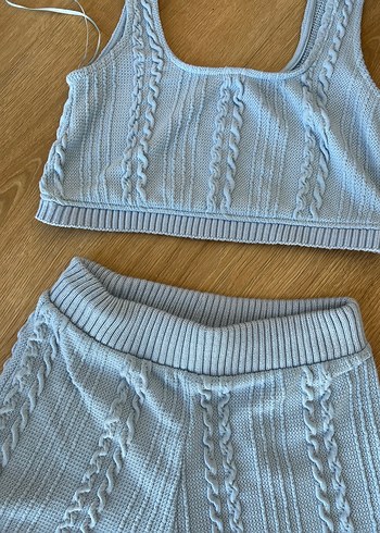 Mavi Örgü Mini Takım - Görsel 2