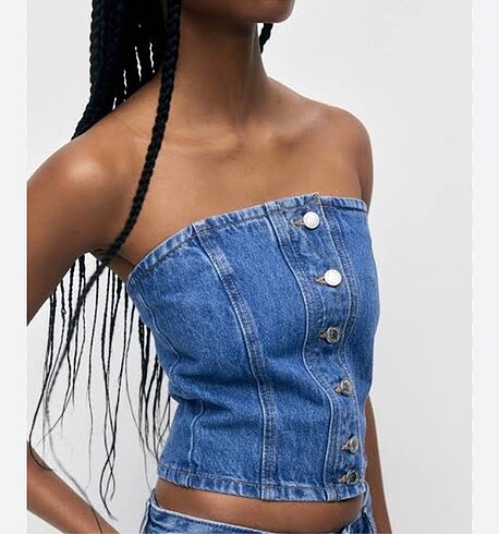 Pull bear denim top