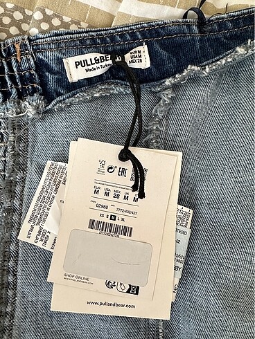 s Beden mavi Renk Pull bear denim top