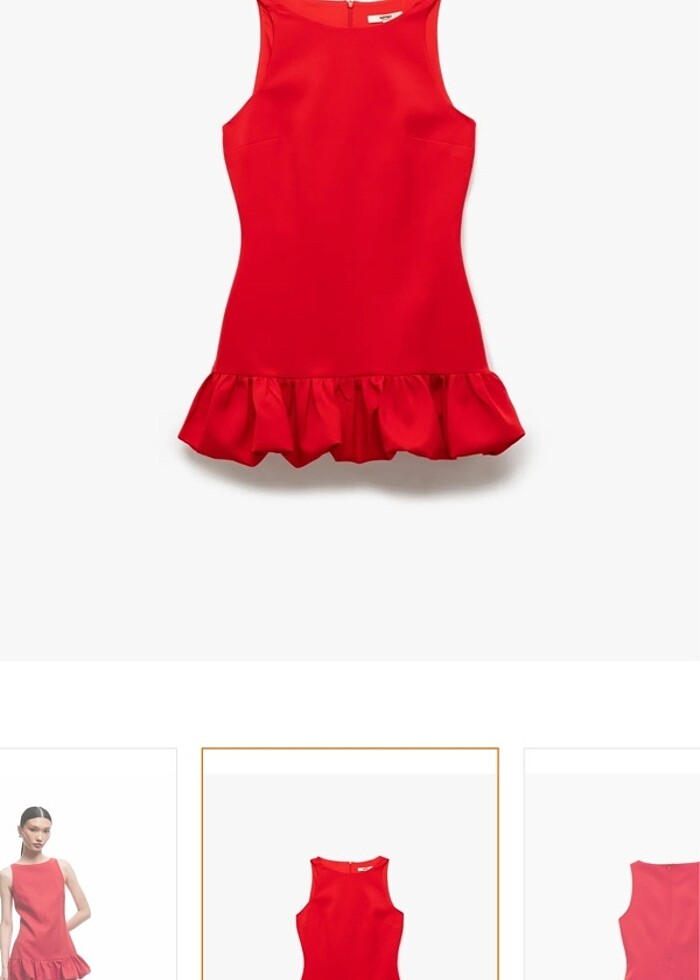 Koton balon etekli elbise - Görsel 3