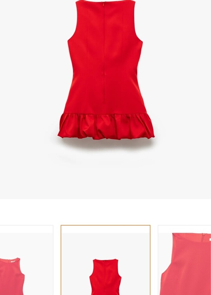 Koton balon etekli elbise - Görsel 4