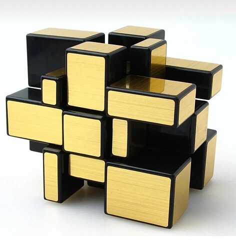 Diğer MoYu Meilong Mirror Gold Rubik Küp Altın