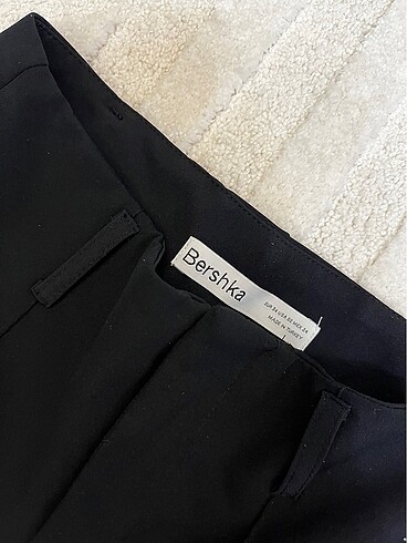 Bershka Paça detay kumaş pantolon