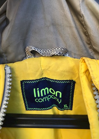 Sarı Fermuarlı Kadın erkek Kışlık Mont - Görsel 4