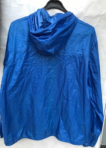 Erkek Mavi Kapüşonlu Rüzgarlık Mont - Görsel 7