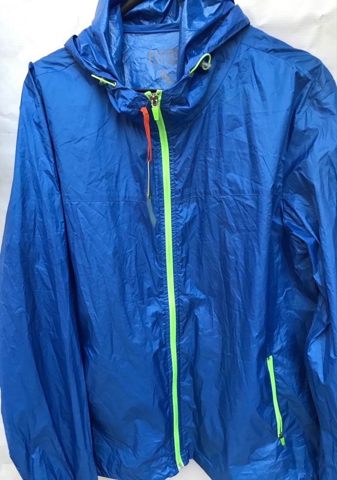 Erkek Mavi Kapüşonlu Rüzgarlık Mont - Görsel 5