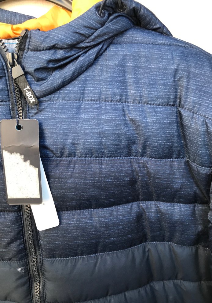 Lacivert Kapüşonlu Erkek Mont - Görsel 2