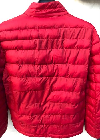 Kırmızı Kadın Kışlık Fermuarlı Mont - Görsel 6