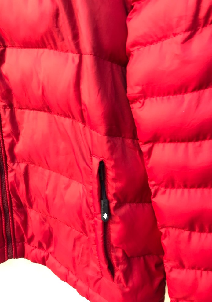 Kırmızı Kadın Kışlık Fermuarlı Mont - Görsel 4