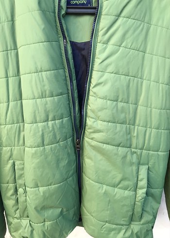 Kadın erkek Yeşil Şişme Kışlık Mont - Görsel 6