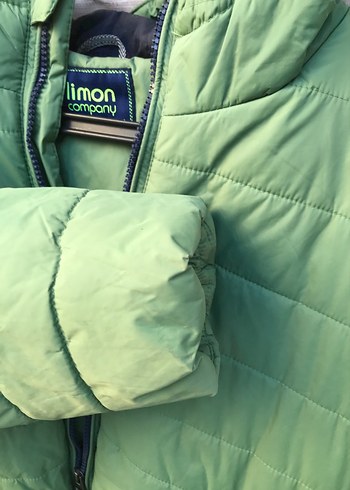 Kadın erkek Yeşil Şişme Kışlık Mont - Görsel 7