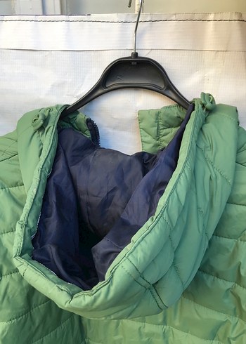 Kadın erkek Yeşil Şişme Kışlık Mont - Görsel 9