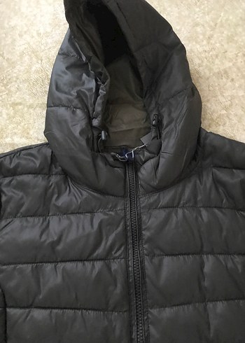 Haki Kadın Kapüşonlu Kışlık Mont - Görsel 2