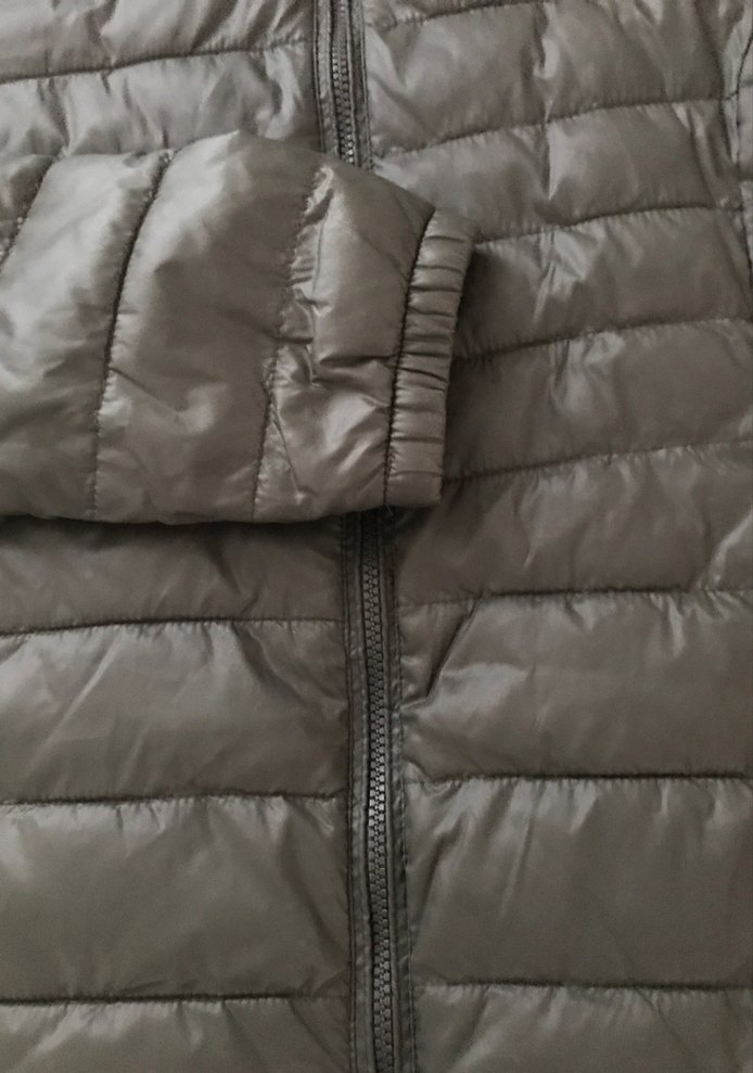 Haki Kadın Kapüşonlu Kışlık Mont - Görsel 4