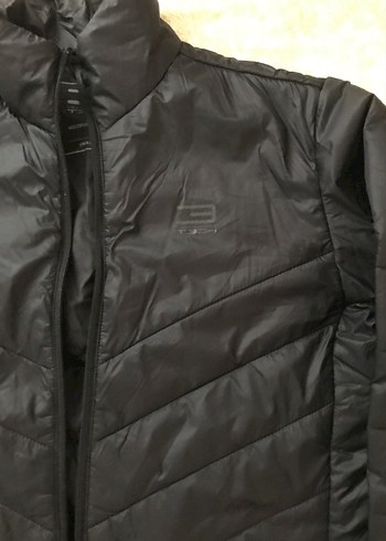 Erkek kadın Siyah Fermuarlı Kısa İnce Montu - Görsel 2