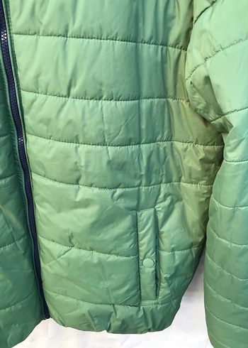 Yeşil Fermuarlı Erkek Mont - Görsel 3