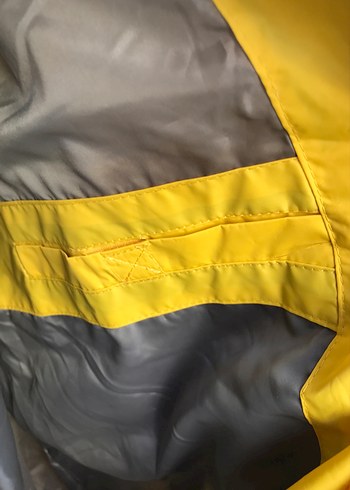 Sarı Fermuarlı Kadın Kışlık Mont - Görsel 9