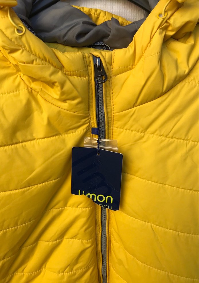 Sarı Fermuarlı Kadın Kışlık Mont - Görsel 2