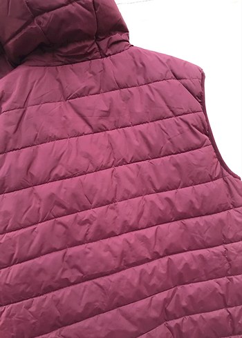 Bordo Fermuarlı Kadın  erkek Yelek - Görsel 5