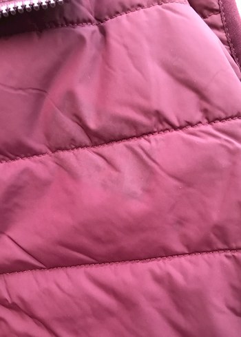 Bordo Fermuarlı Kadın  erkek Yelek - Görsel 3