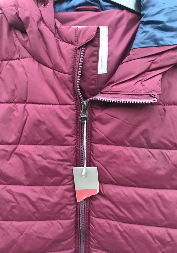 Bordo Fermuarlı Kadın  erkek Yelek - Görsel 2