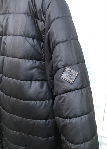 Siyah Erkek Fermuarlı Street Wear Mont - Görsel 4