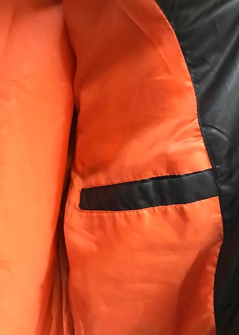 Siyah Erkek Fermuarlı Street Wear Mont - Görsel 7