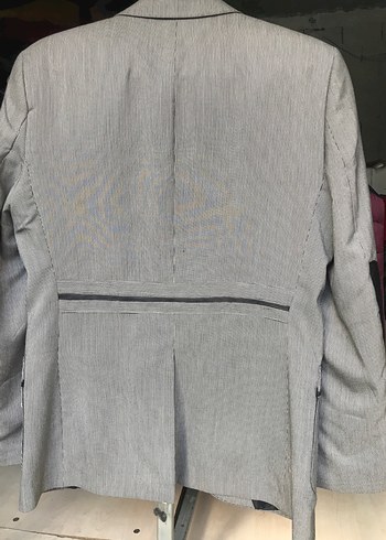 Gri Erkek Çeket - Görsel 8