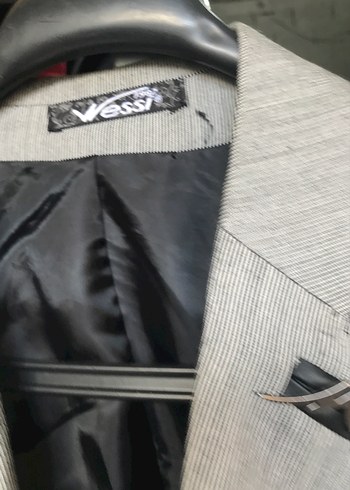 Gri Erkek Çeket - Görsel 6