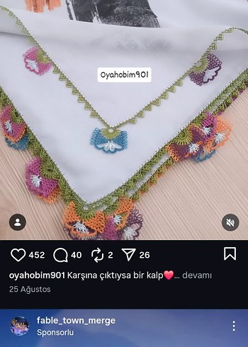 Diğer Boncuk İşlemeli Pembe Bohem Kadın Şal