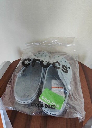 43 Beden gri Renk Crocs terlik