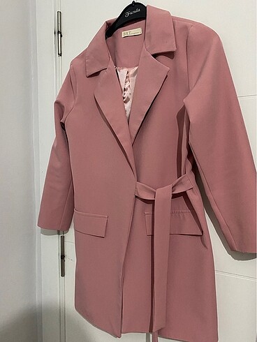 Pembe Blazer ceket