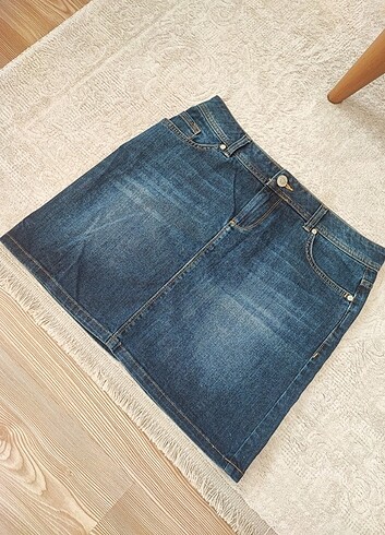 Lcw Mini Kot Jean Etek 
