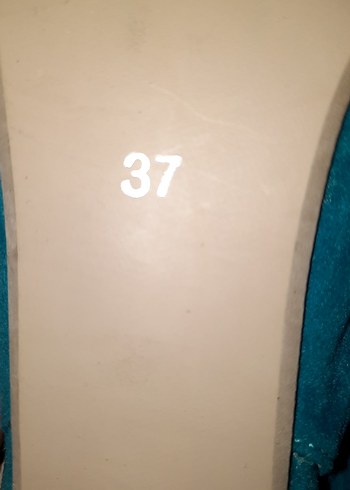 37 Beden Mavi Süet Stiletto Topuklu Kadın Ayakkabı