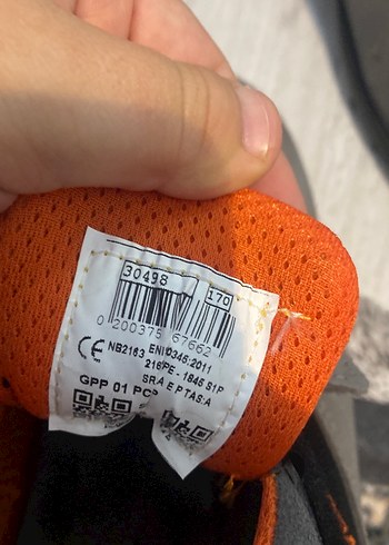 45 Beden gri Renk Gri Erkek Outdoor Ayakkabı Velcro Kayışlı(kışlık)