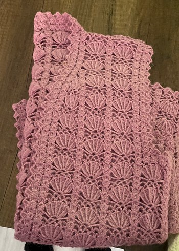 Pembe Dantel Detaylı Kadın Triko yelek