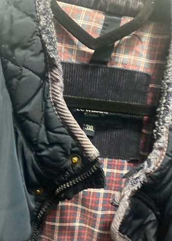 LC Waikiki Erkek Lacivert Midi Kapitone Mont