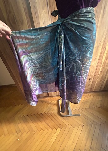 Çok renkli pareo - Görsel 5