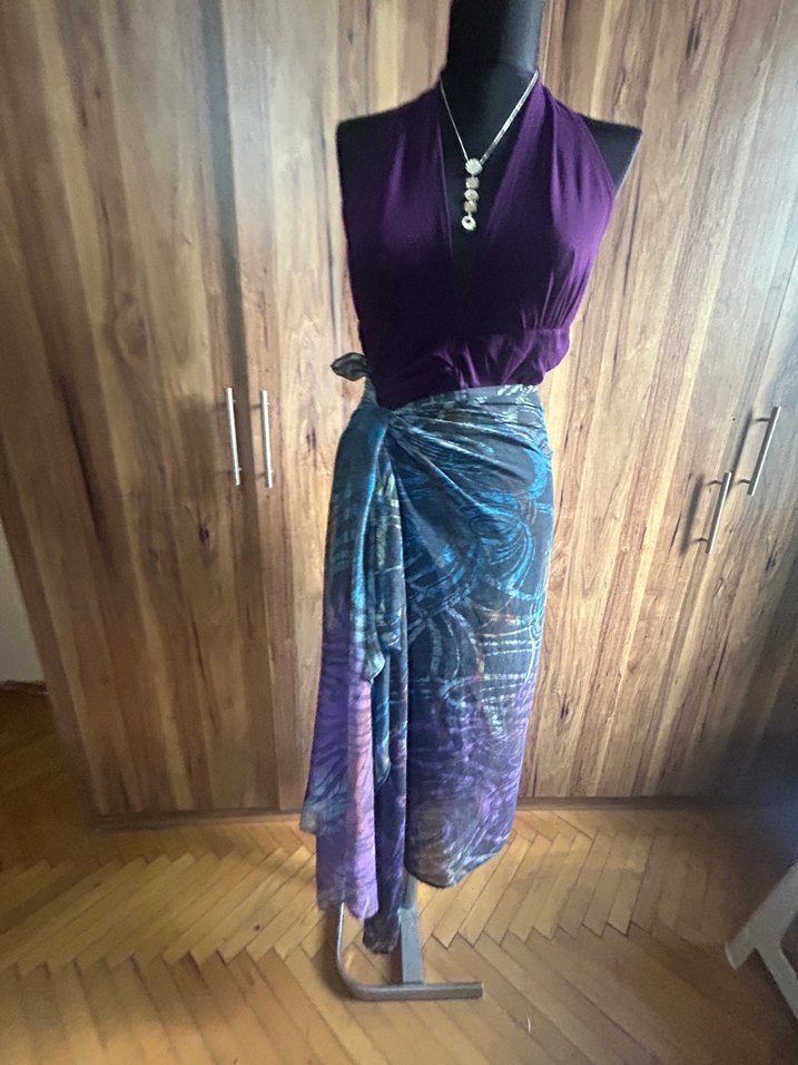 Çok renkli pareo - Görsel 4