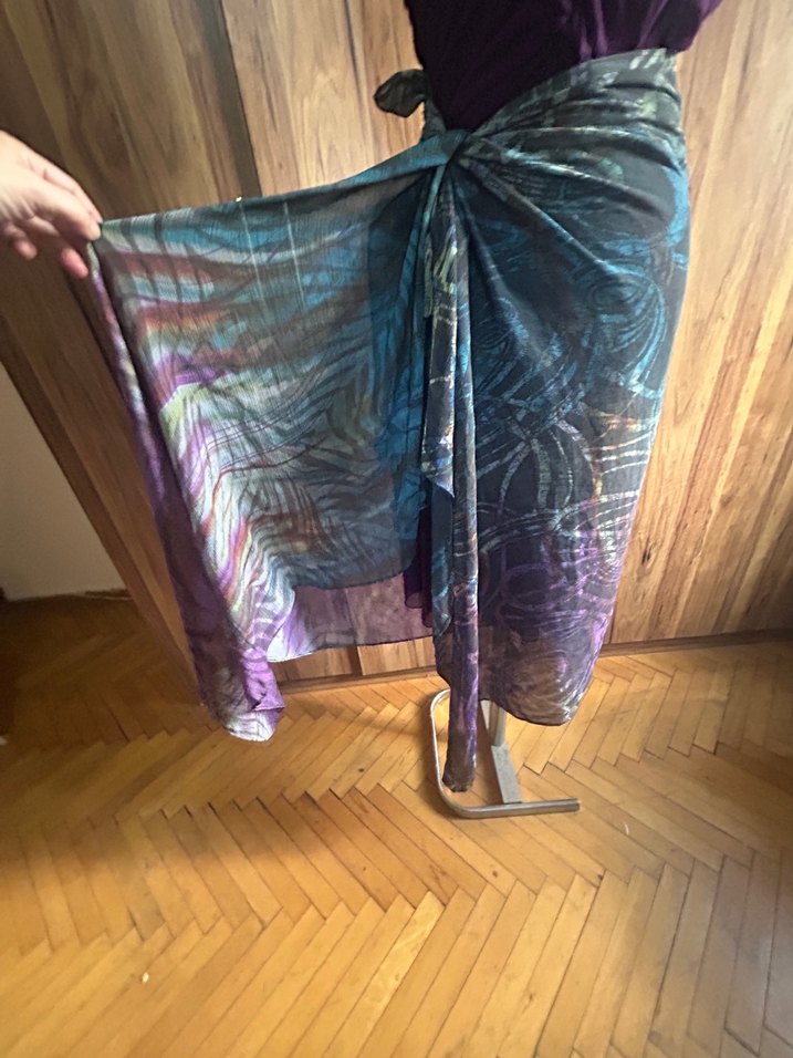 Çok renkli pareo - Görsel 5