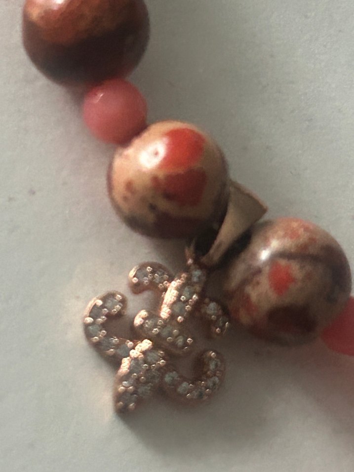 Kırmızı Jasper Taşlı Kolye - Görsel 4