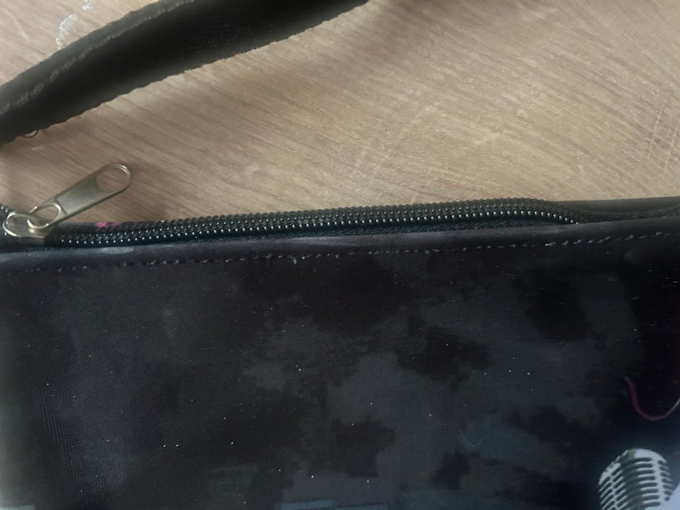 Renkli Baskılı Siyah Kadın El Çantası - Görsel 4