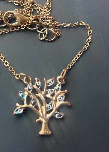 Hayat Ağacı nazarlıklı kolye - Görsel 4