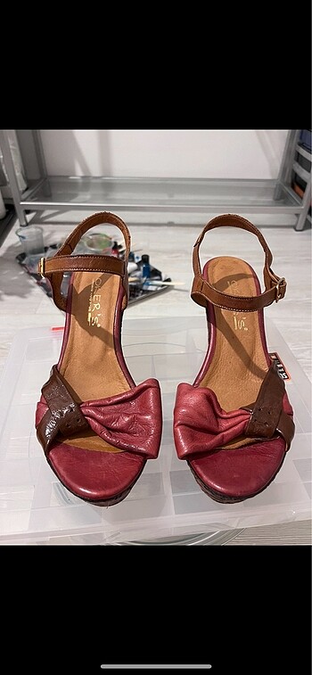 Hakiki deri Bodrum sandaleti - Görsel 2